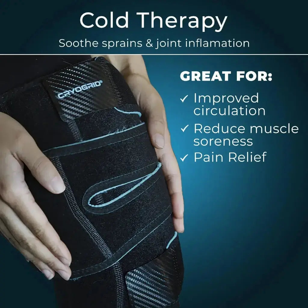 Knee Ice Wrap Cryogrid Supplying Seniors