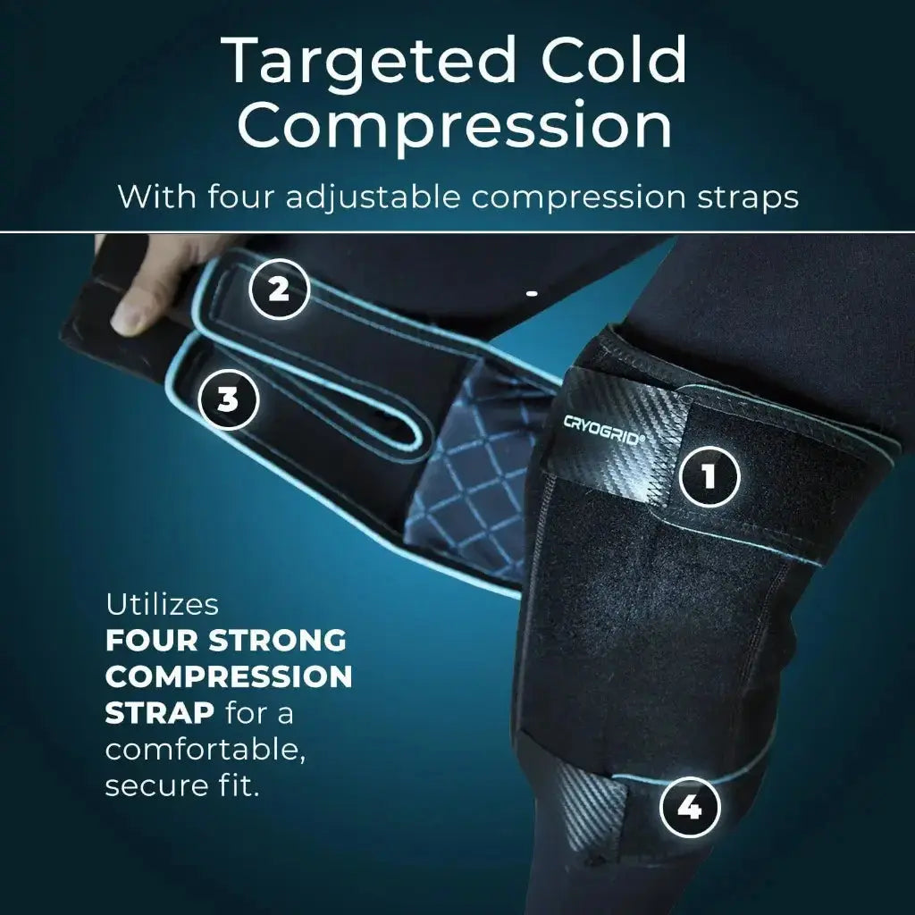 Knee Ice Wrap Cryogrid Supplying Seniors
