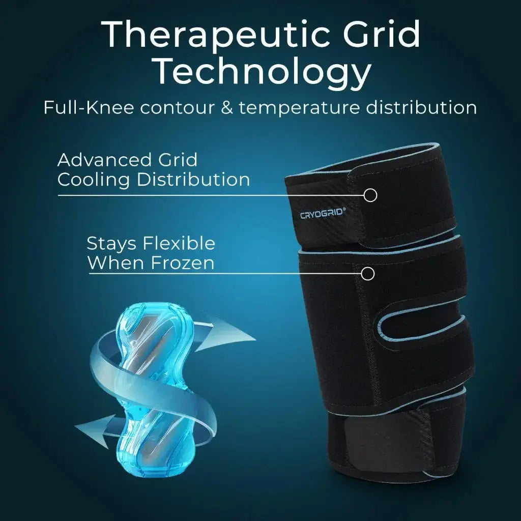 Knee Ice Wrap Cryogrid Supplying Seniors