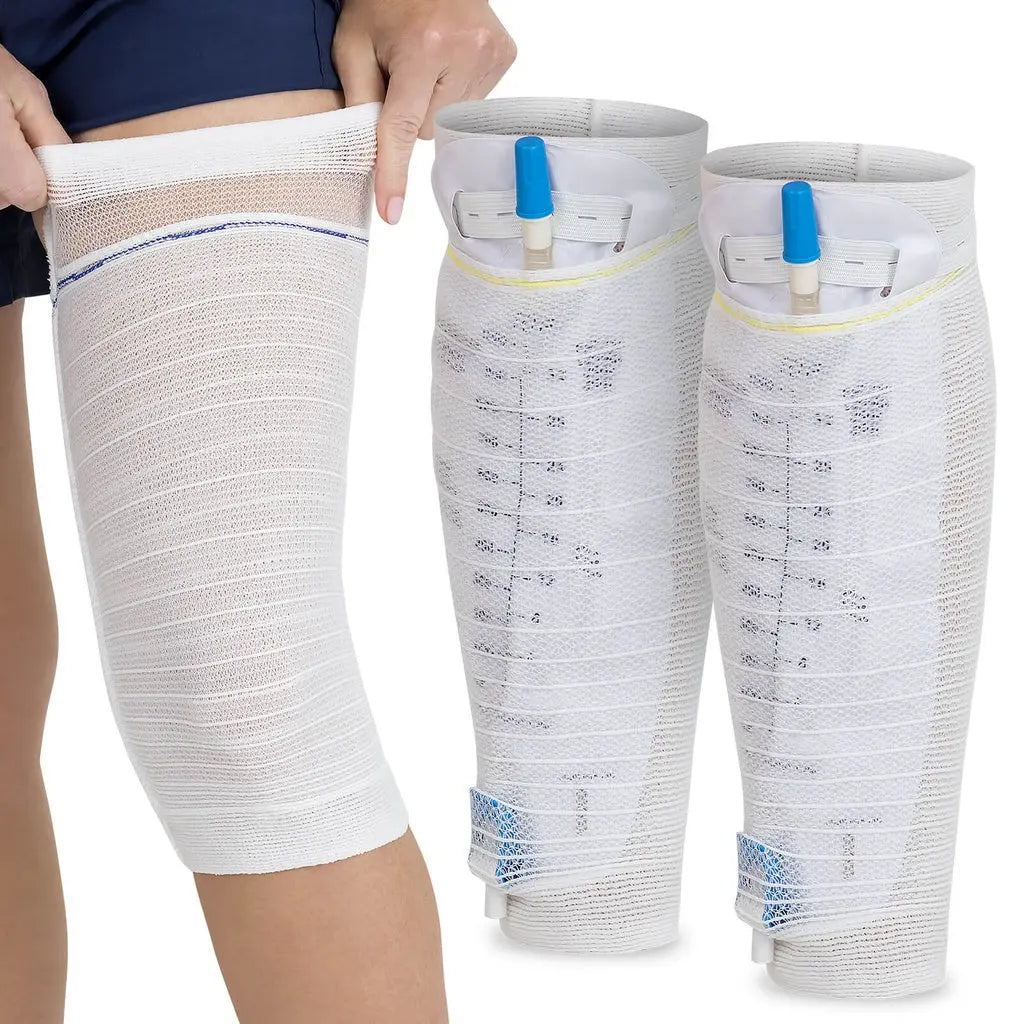 Catheter Leg Bag Holder Sleeves (Pair) Supplying Seniors