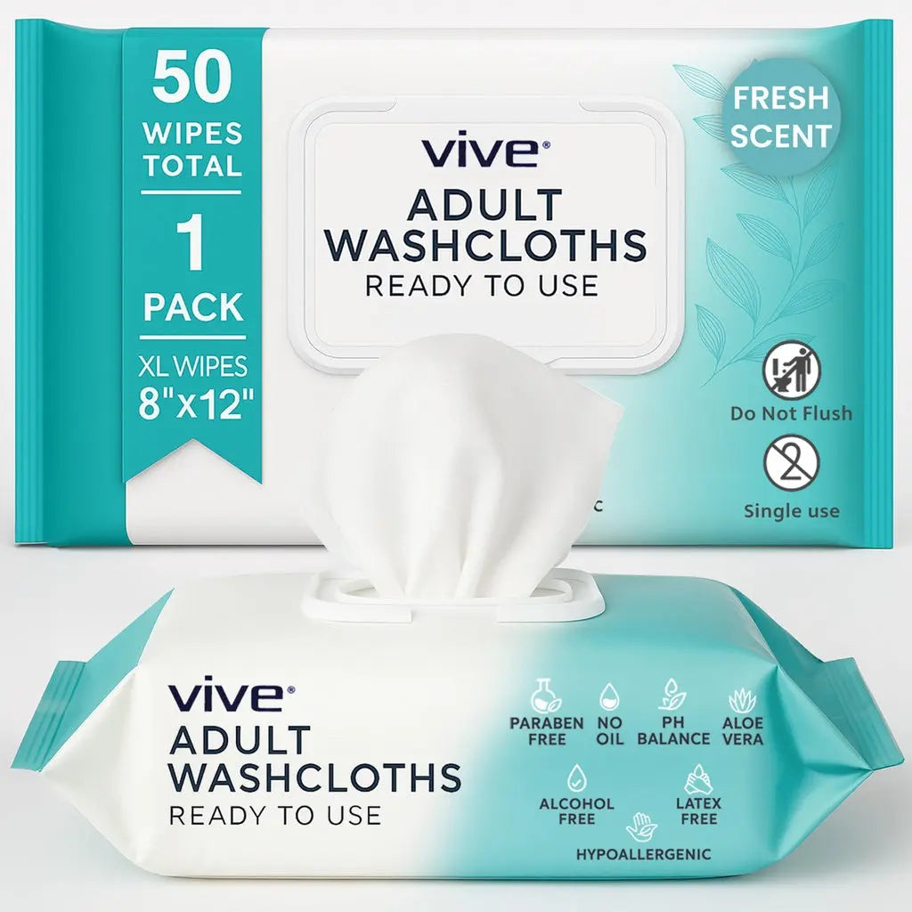 Adult Washcloths Supplying Seniors