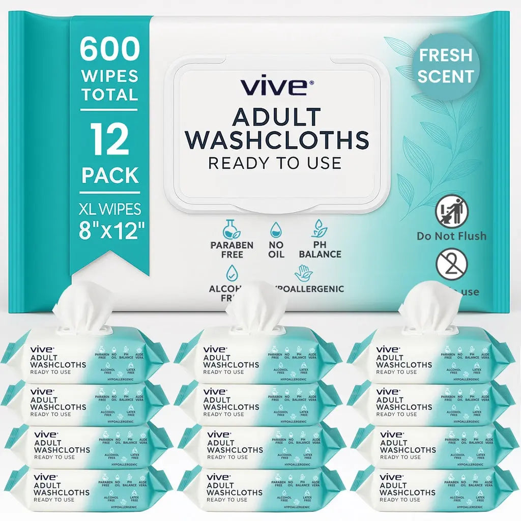 Adult Washcloths Supplying Seniors