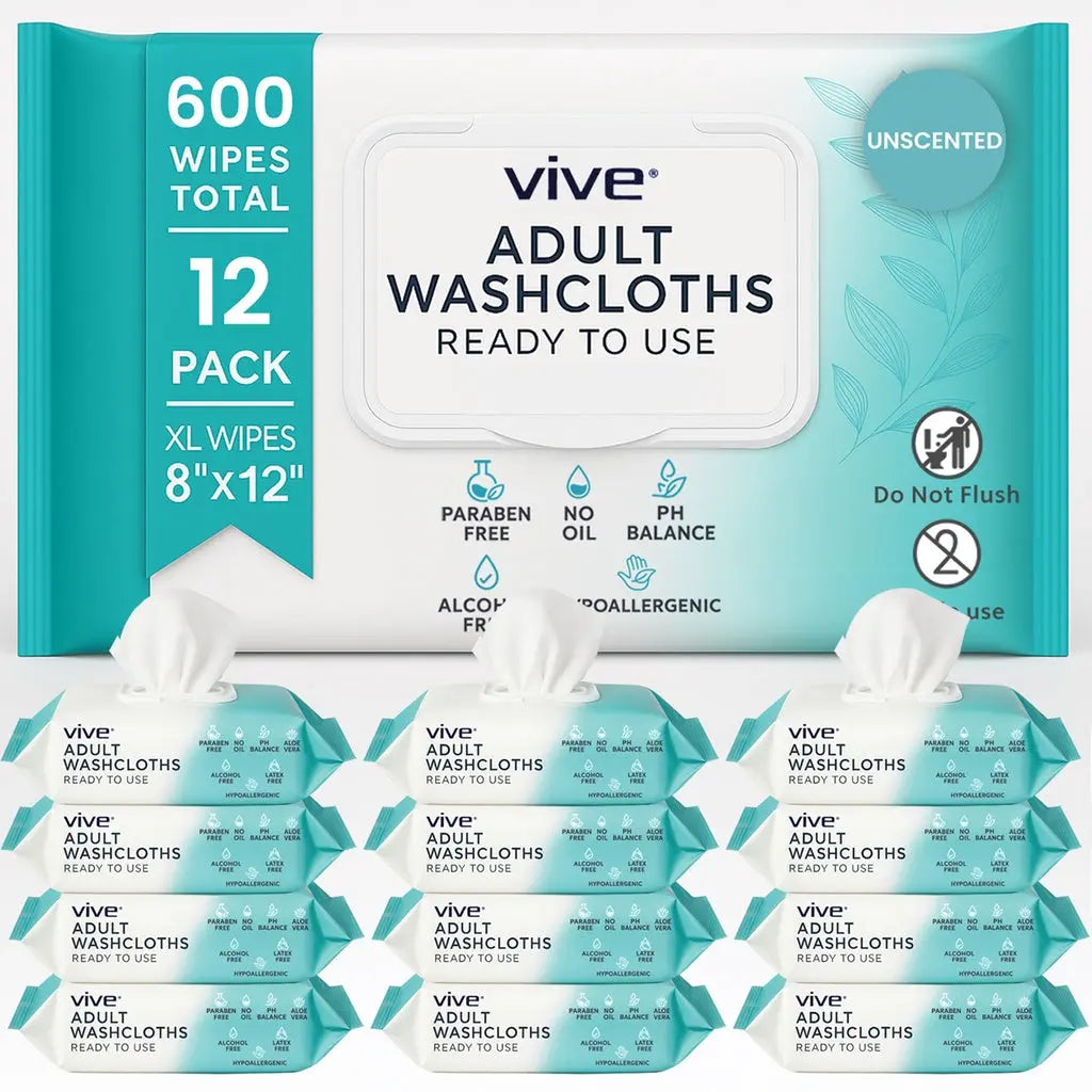 Adult Washcloths Supplying Seniors
