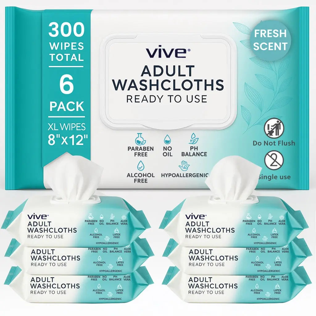 Adult Washcloths Supplying Seniors