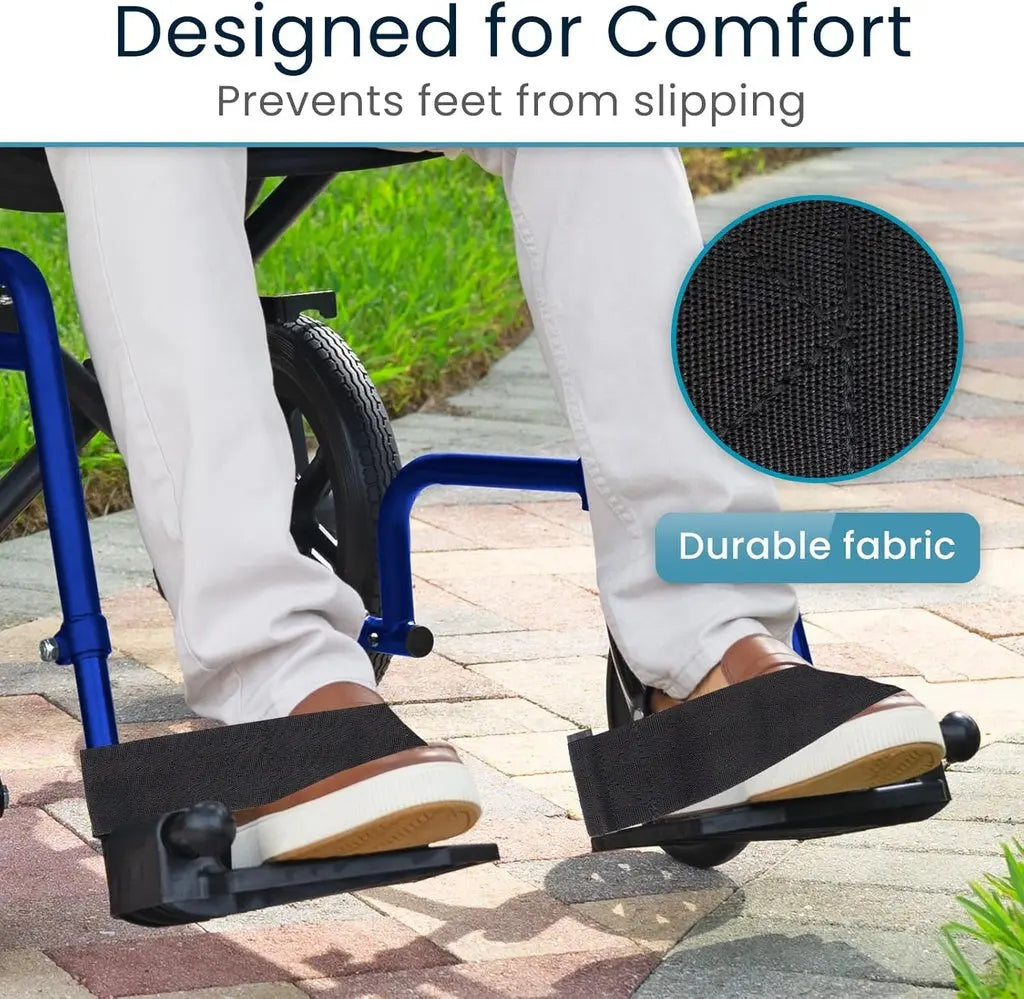 Wheelchair Leg Rest Heel Loop – Secure Foot Positioning & Stability SupplyingSeniors.com