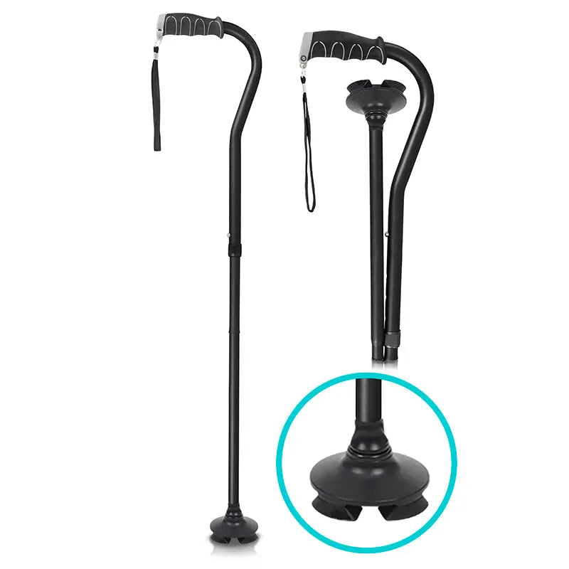 Folding Offset Swivel Cane SupplyingSeniors.com