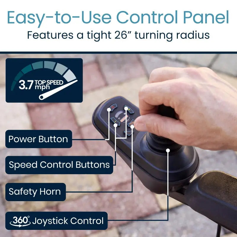 Power Wheelchair Model C – Electric Mobility, Anti-Tip & Stability SupplyingSeniors.com