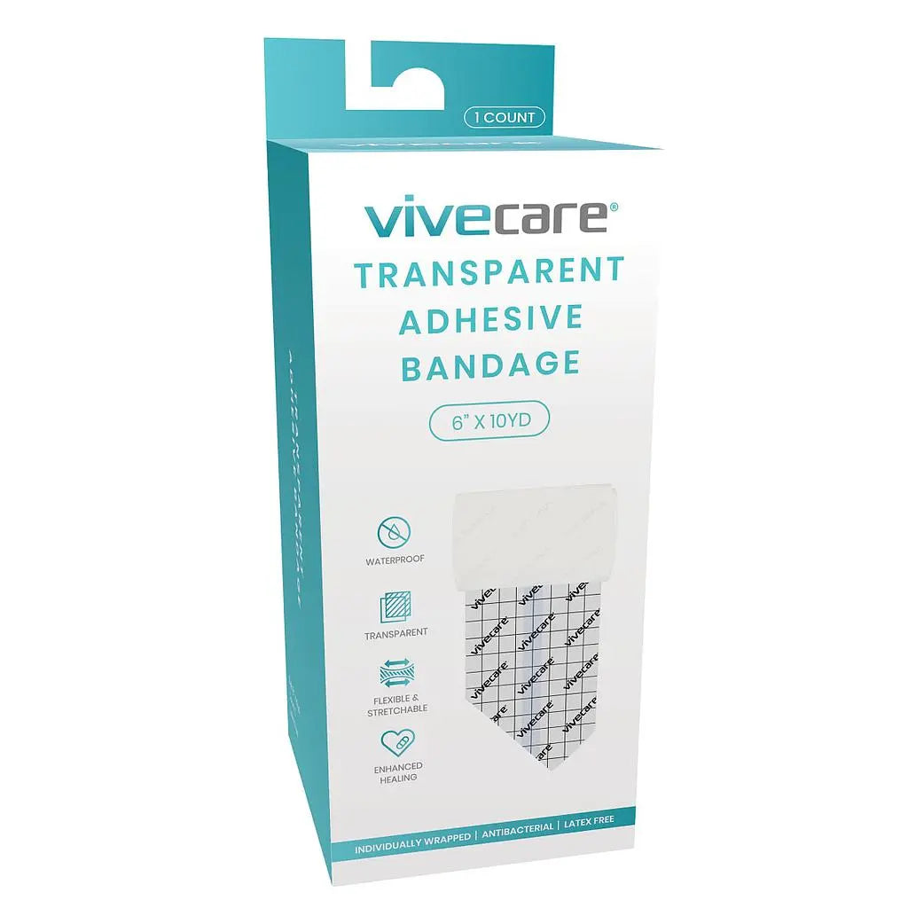 Transparent Adhesive Bandages Vive Care SupplyingSeniors.com