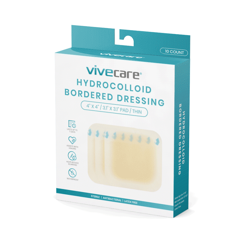 Hydrocolloid Bordered Dressing (Sterile) Vive Care SupplyingSeniors.com