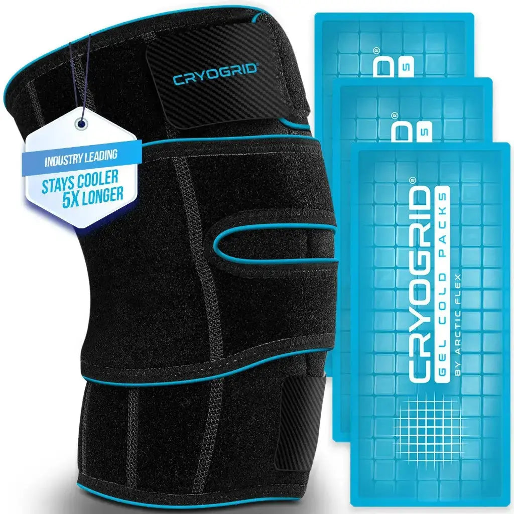 Knee Ice Wrap Cryogrid Supplying Seniors