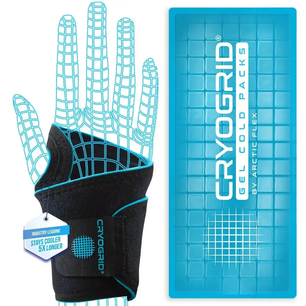 Wrist Ice Wrap Cryogrid Supplying Seniors