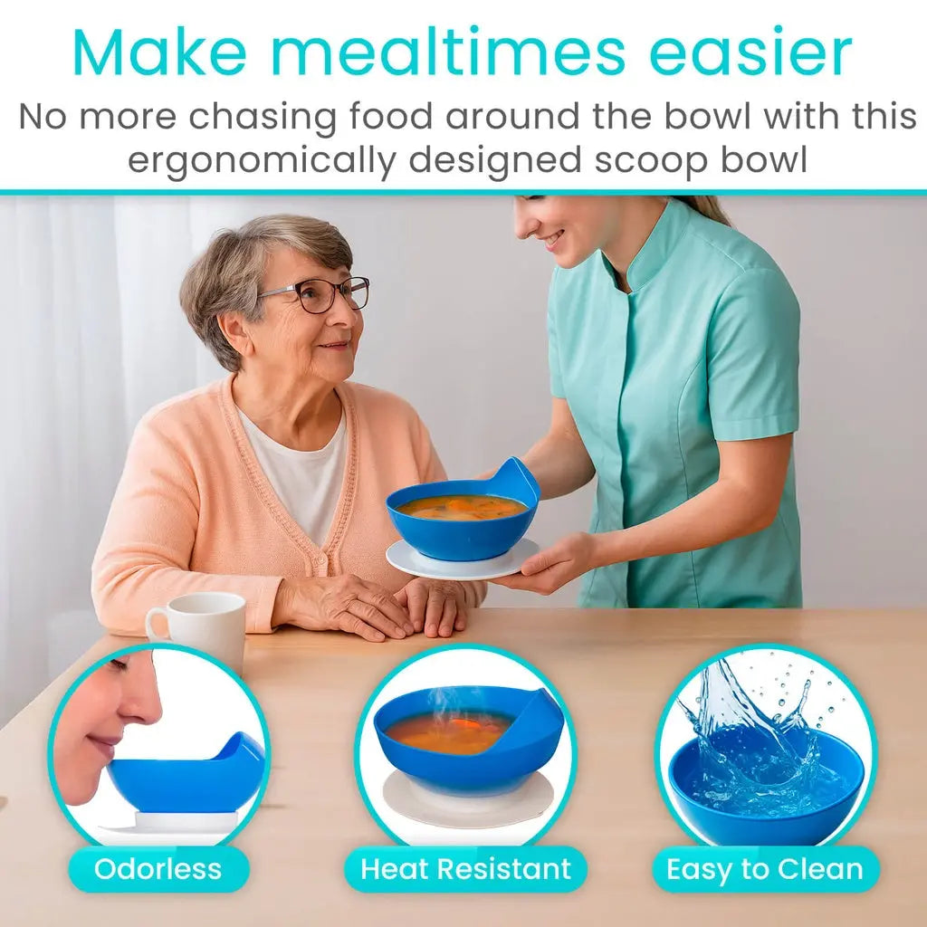 Spill Proof Scoop Bowl Supplying Seniors