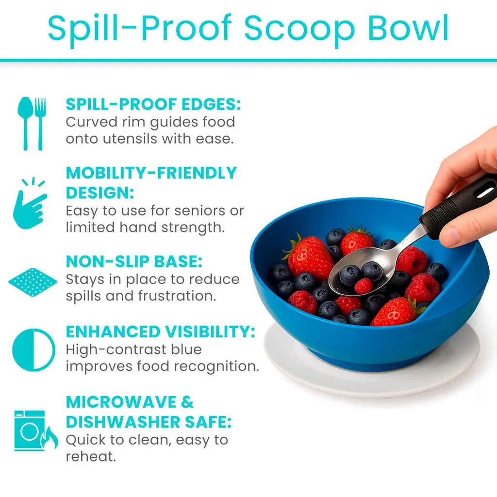 Spill Proof Scoop Bowl Supplying Seniors