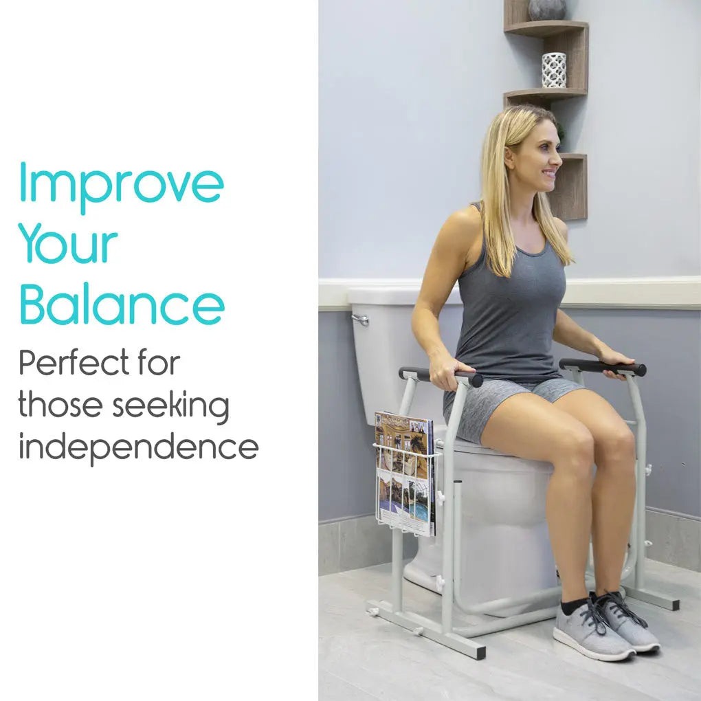 Stand Alone Toilet Rail SupplyingSeniors.com