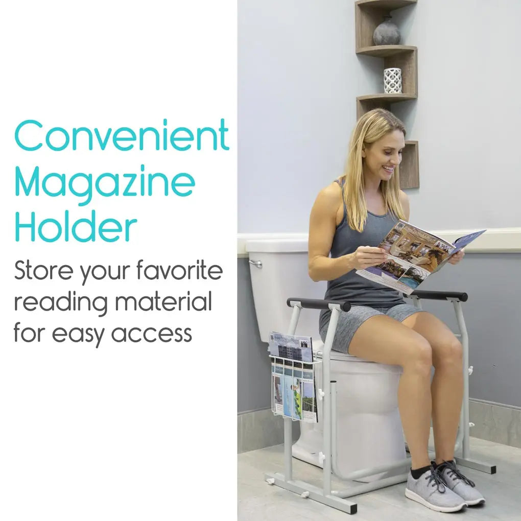 Stand Alone Toilet Rail SupplyingSeniors.com