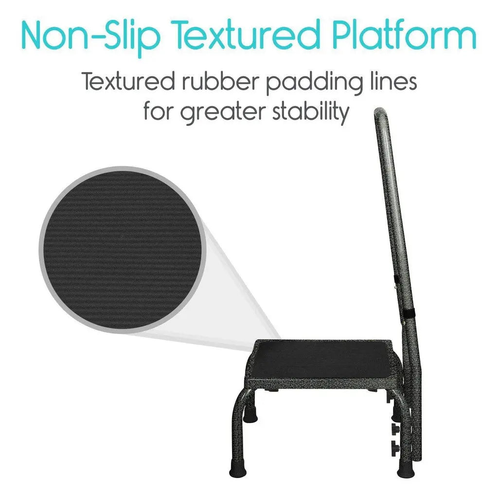 Step Stool with Handrail (2 Pack) SupplyingSeniors.com