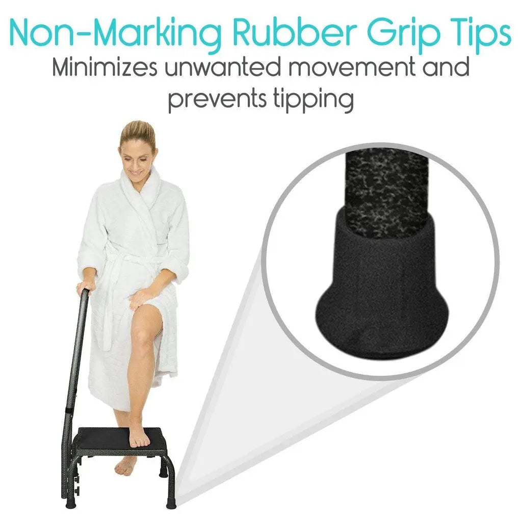 Step Stool with Handrail (2 Pack) SupplyingSeniors.com