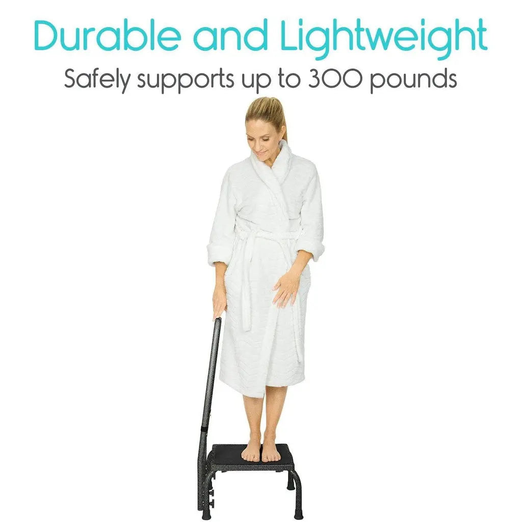 Step Stool with Handrail (2 Pack) SupplyingSeniors.com