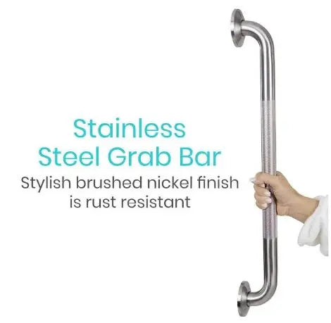 Textured Metal Grab Bar SupplyingSeniors.com