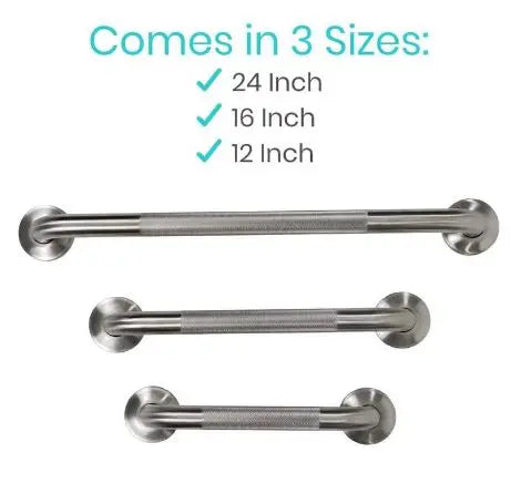 Textured Metal Grab Bar SupplyingSeniors.com