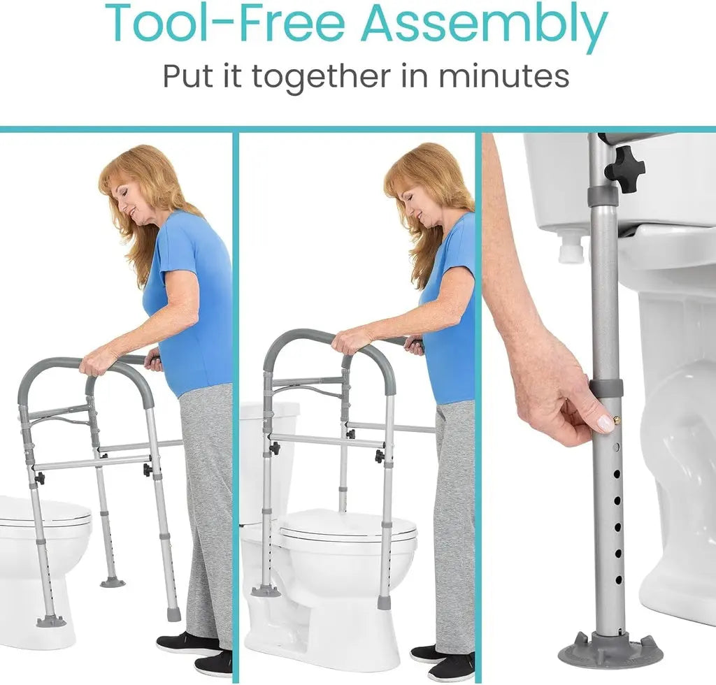 Toilet Safety Frame With Handles SupplyingSeniors.com