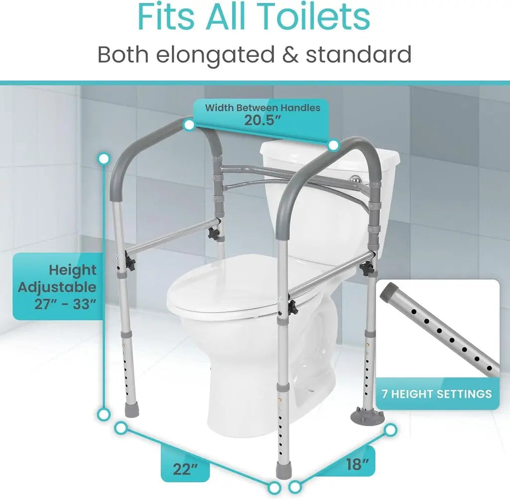 Toilet Safety Frame With Handles SupplyingSeniors.com