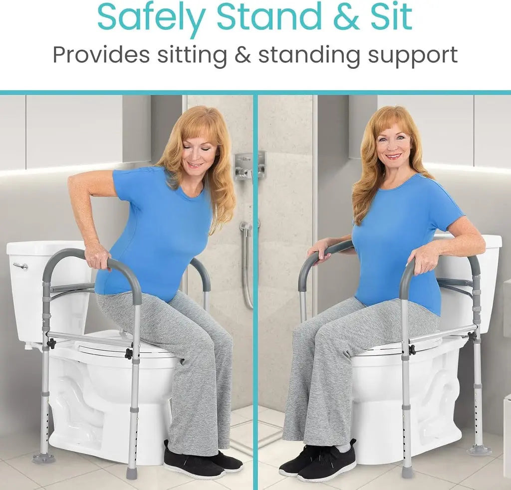 Toilet Safety Frame With Handles SupplyingSeniors.com