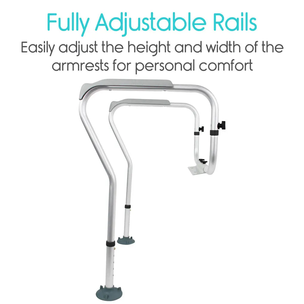 Toilet Safety Rail (2 Pack) SupplyingSeniors.com