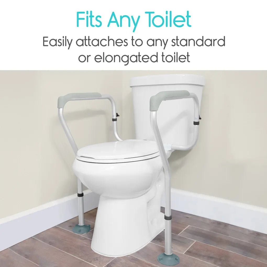 Toilet Safety Rail (2 Pack) SupplyingSeniors.com