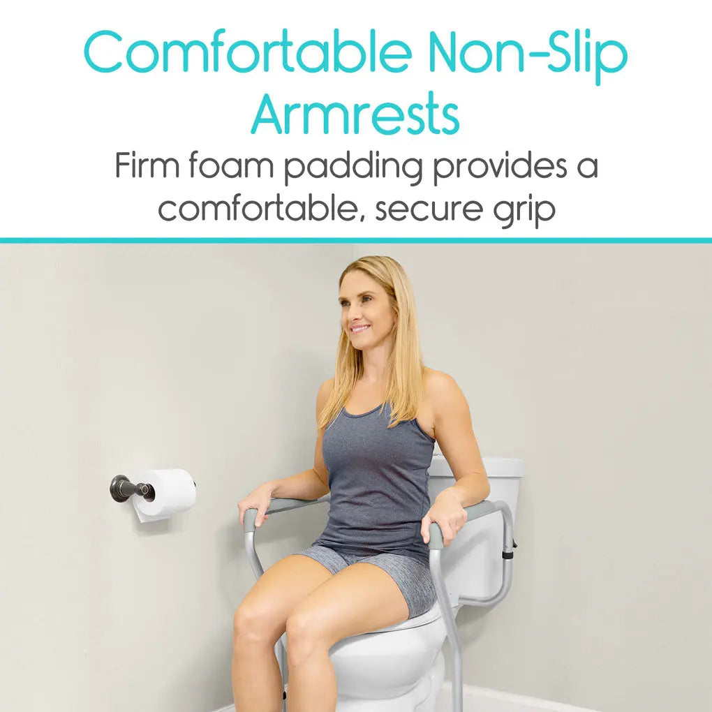Toilet Safety Rail (2 Pack) SupplyingSeniors.com
