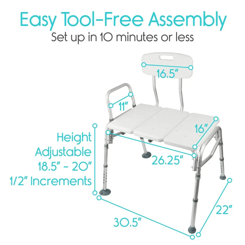 Transfer Bench (2 Pack) SupplyingSeniors.com