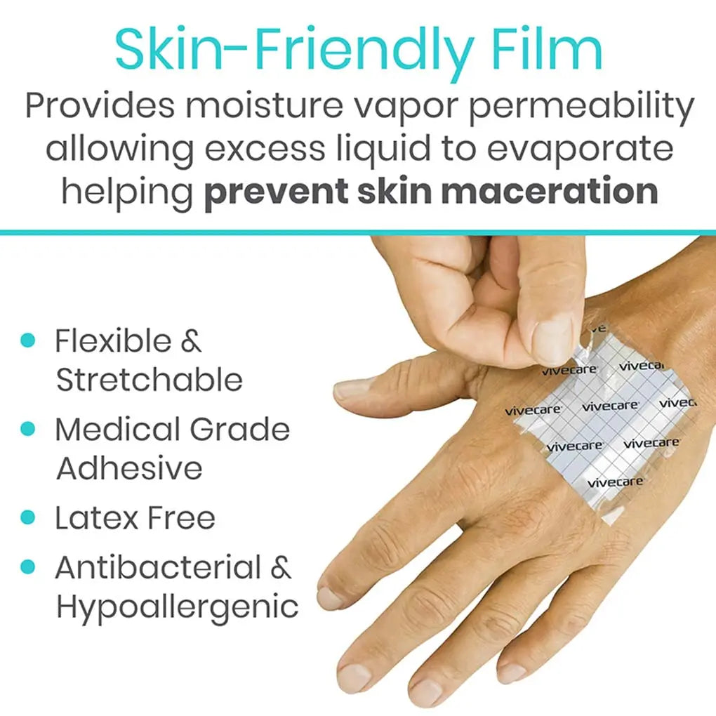 Transparent Adhesive Bandages Vive Care SupplyingSeniors.com