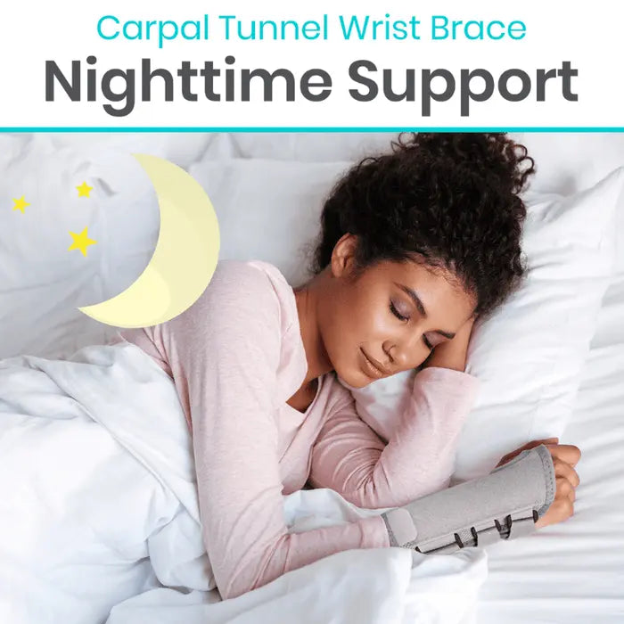 Dual Wrist Splint Carpal Tunnel Brace 3 Removable Adjustable SupplyingSeniors.com