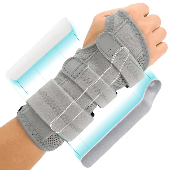 Dual Wrist Splint Carpal Tunnel Brace 3 Removable Adjustable SupplyingSeniors.com