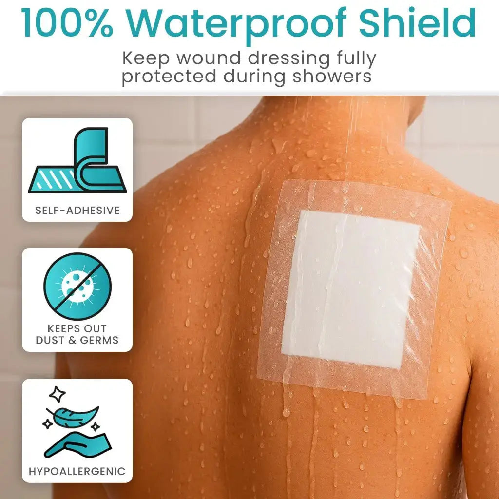 Waterproof Shower Protector Patch Vive Care Supplying Seniors
