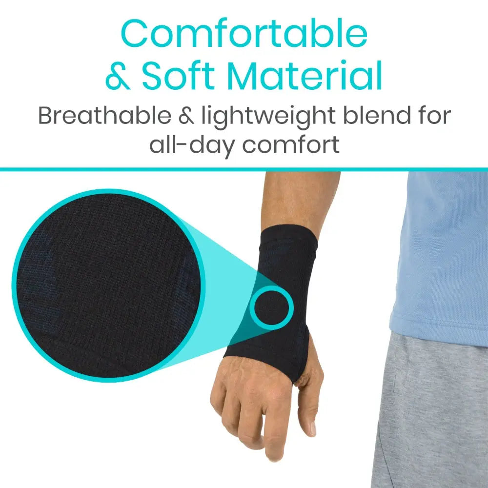 Wrist Compression Sleeve Black SupplyingSeniors.com