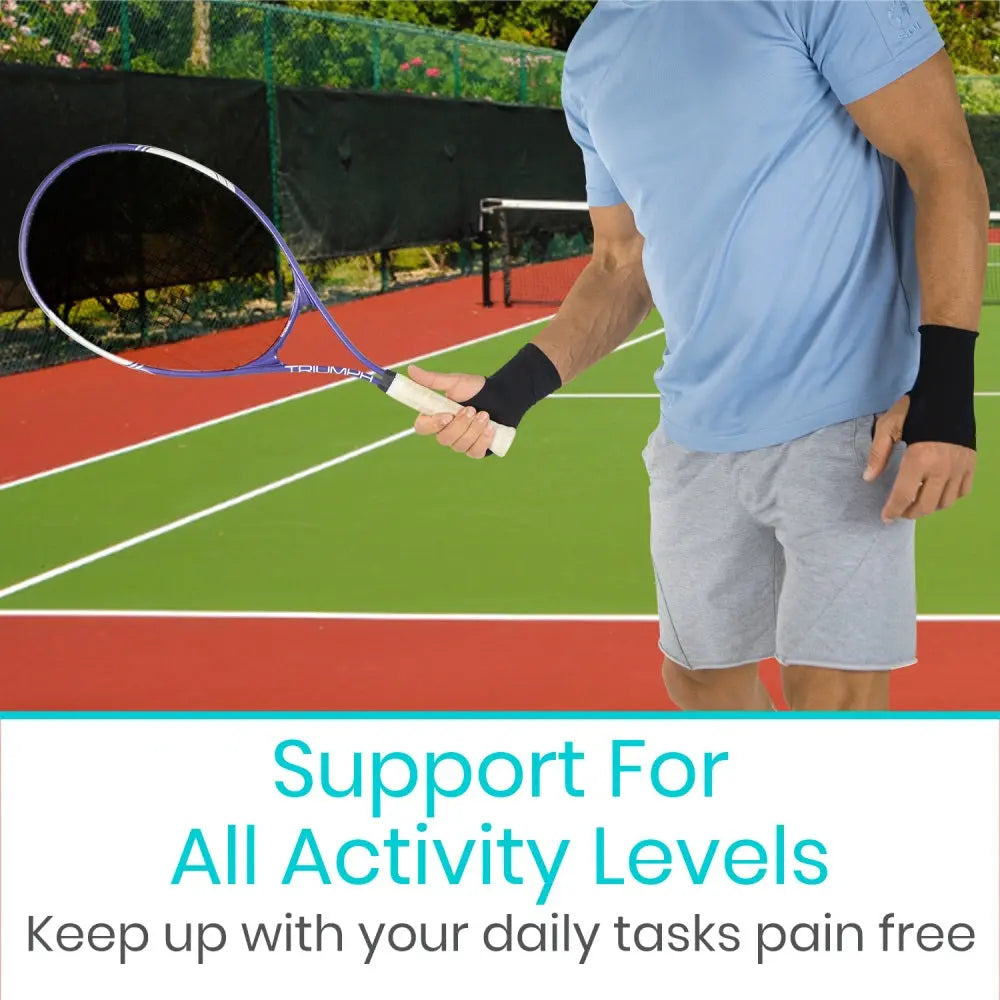 Wrist Compression Sleeve Black SupplyingSeniors.com