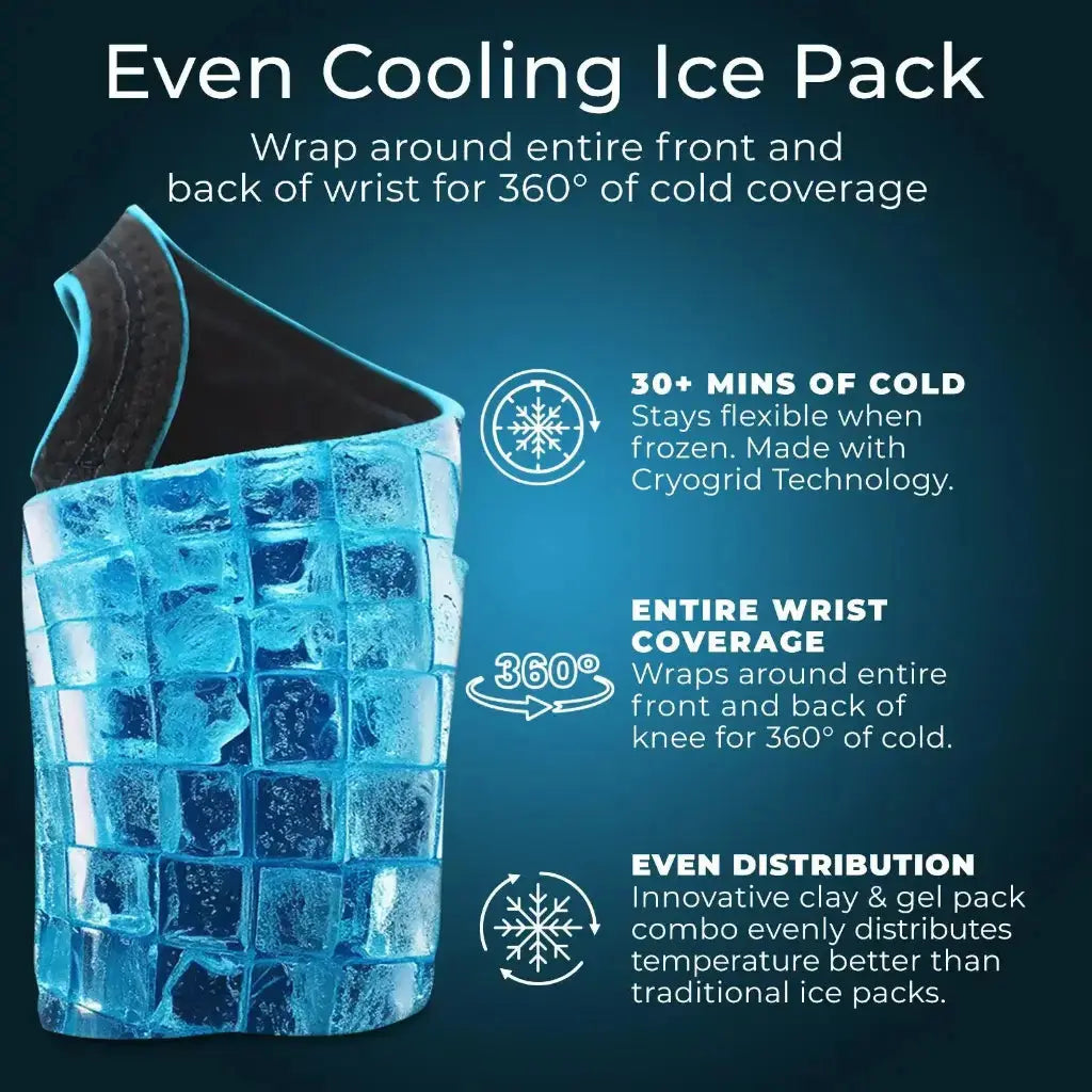 Wrist Ice Wrap Cryogrid Supplying Seniors