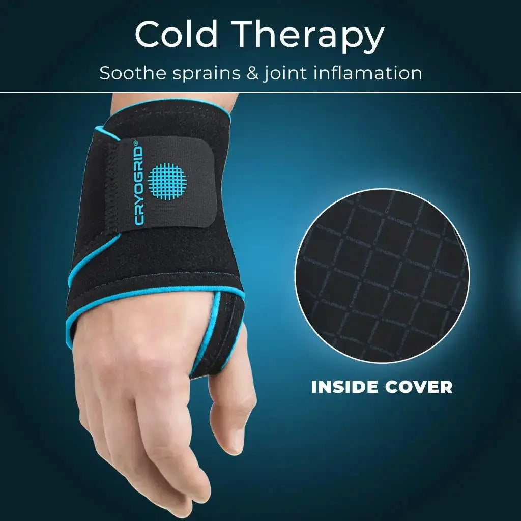 Wrist Ice Wrap Cryogrid Supplying Seniors