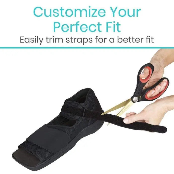 Post Op Shoe Surgical Walking Boot Square Toe Adjustable Straps SupplyingSeniors.com