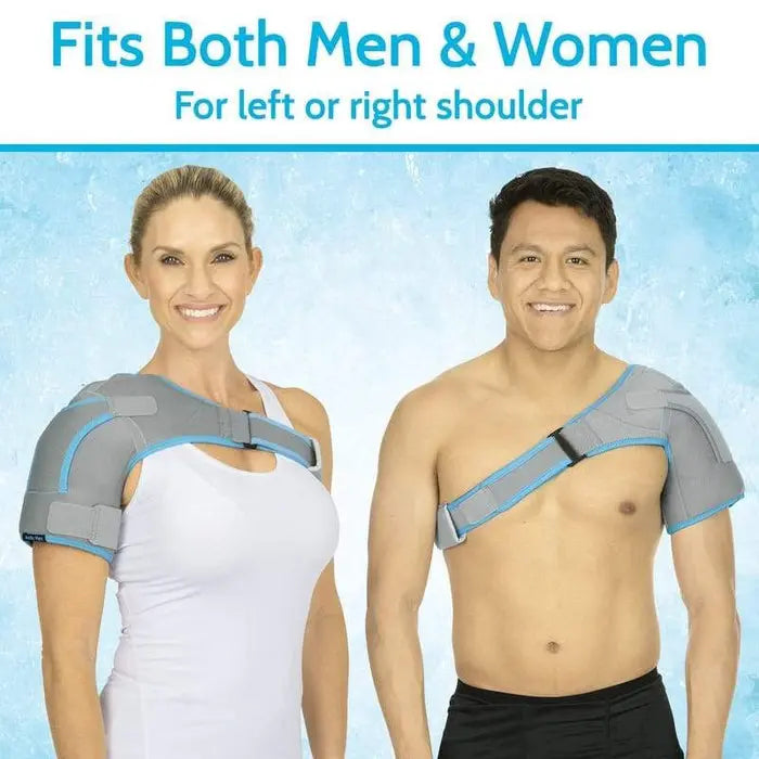 Shoulder Ice Wrap Hot Cold Therapy Adjustable Compression Gel SupplyingSeniors.com