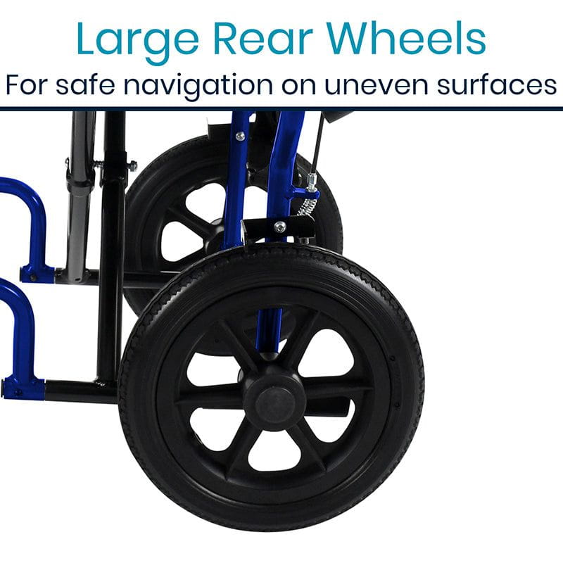 Foldable Transport Wheelchair - SupplyingSeniors.com