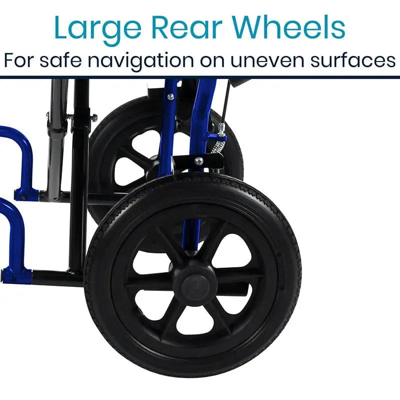 Foldable Transport Wheelchair - SupplyingSeniors.com