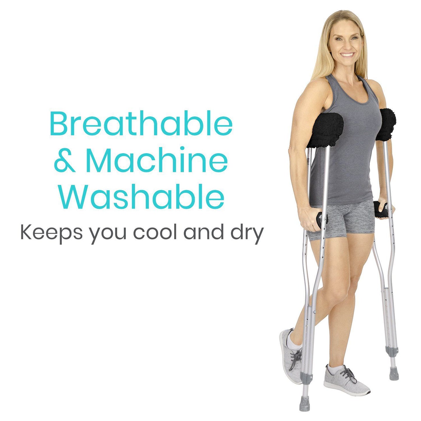 Sheepskin Crutch Pads - SupplyingSeniors.com