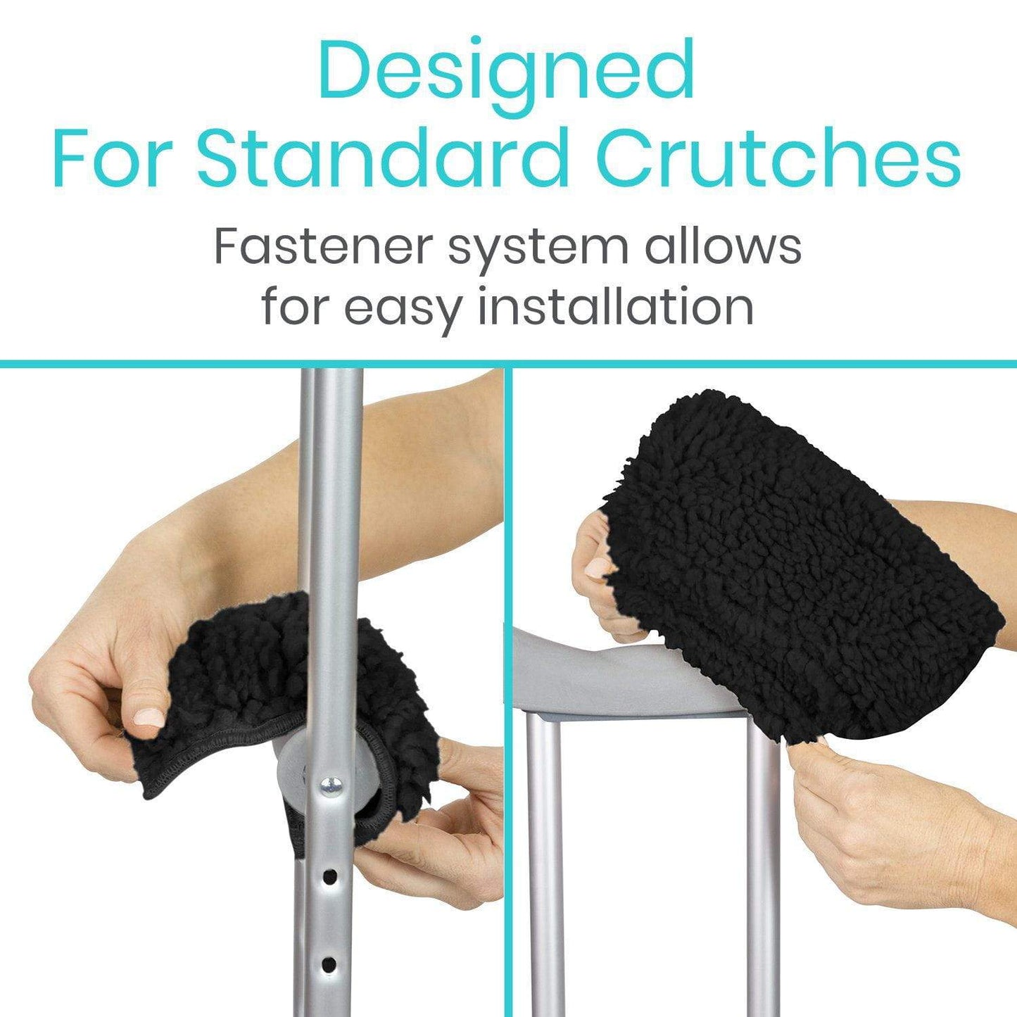 Sheepskin Crutch Pads - SupplyingSeniors.com