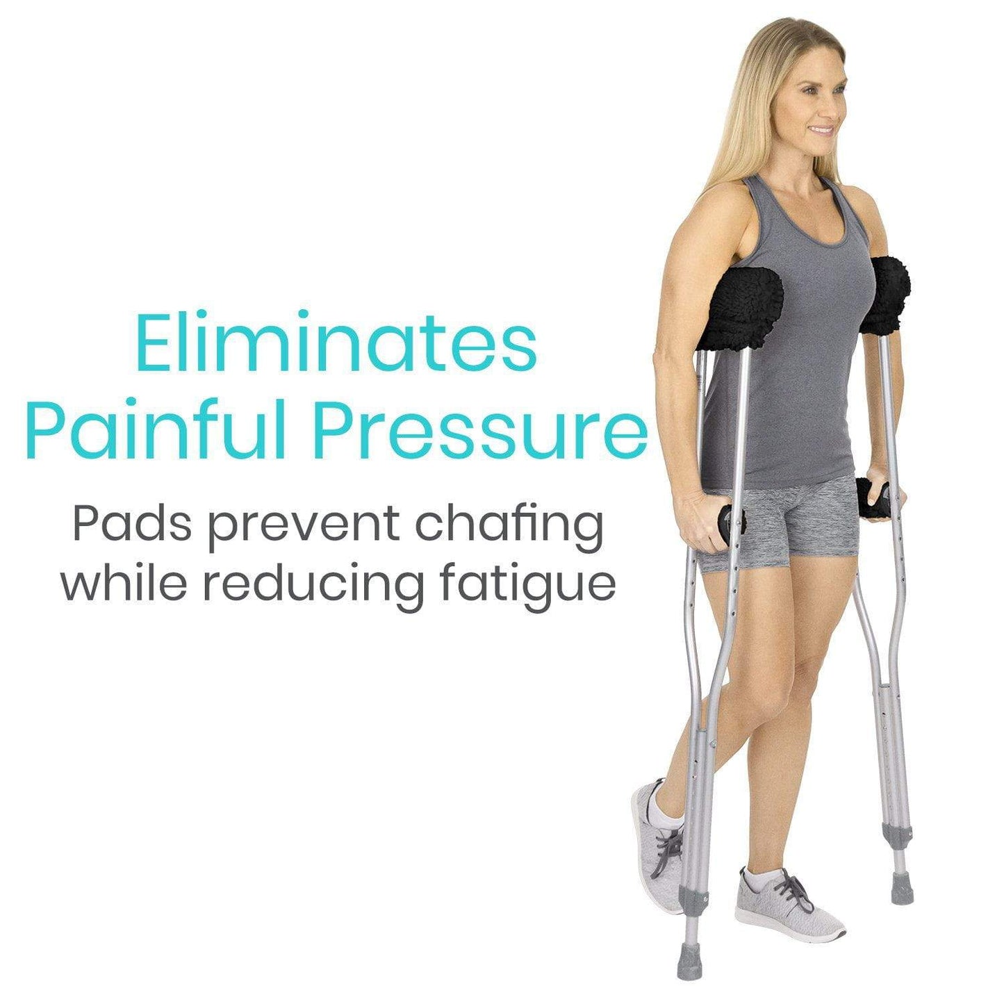 Sheepskin Crutch Pads - SupplyingSeniors.com