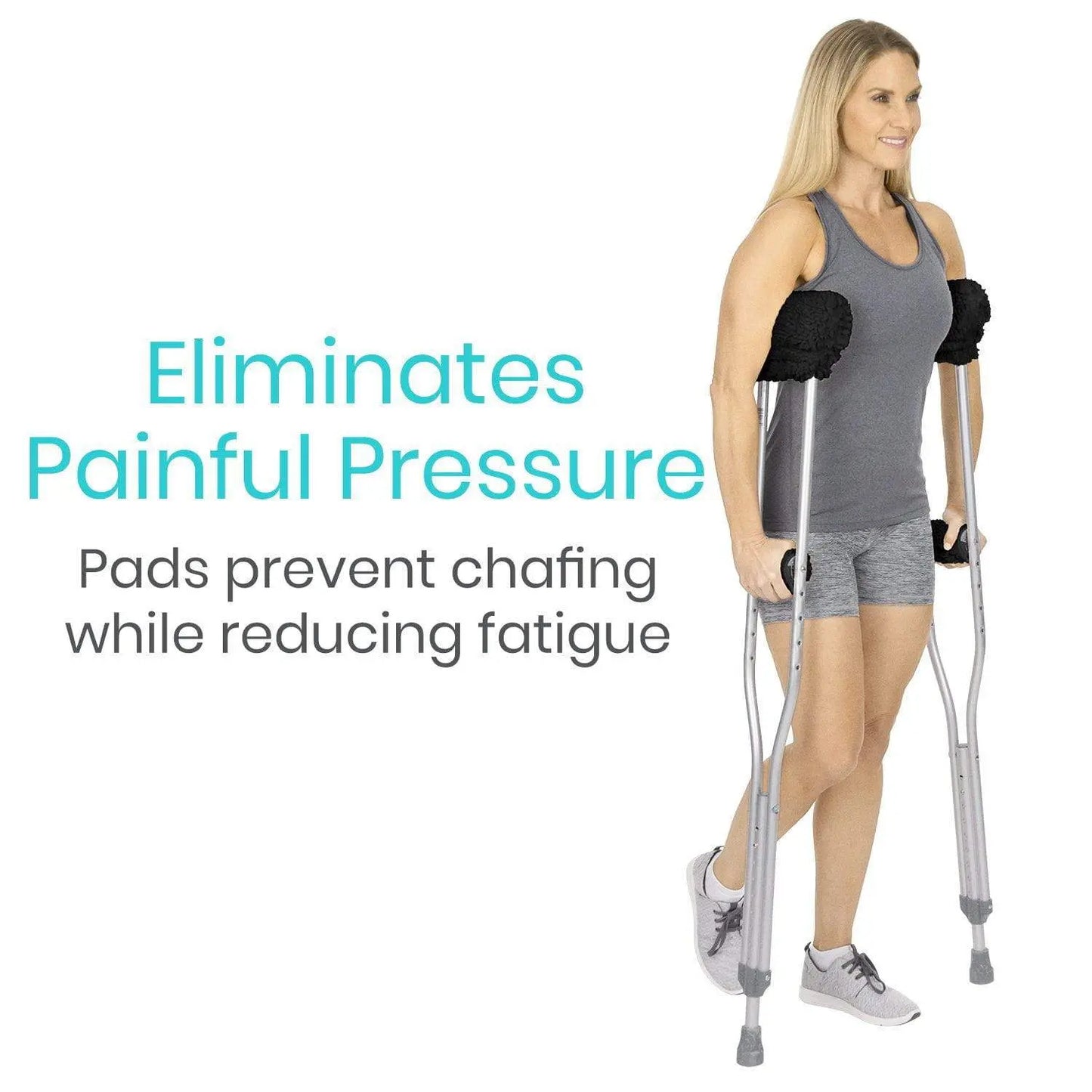 Sheepskin Crutch Pads - SupplyingSeniors.com