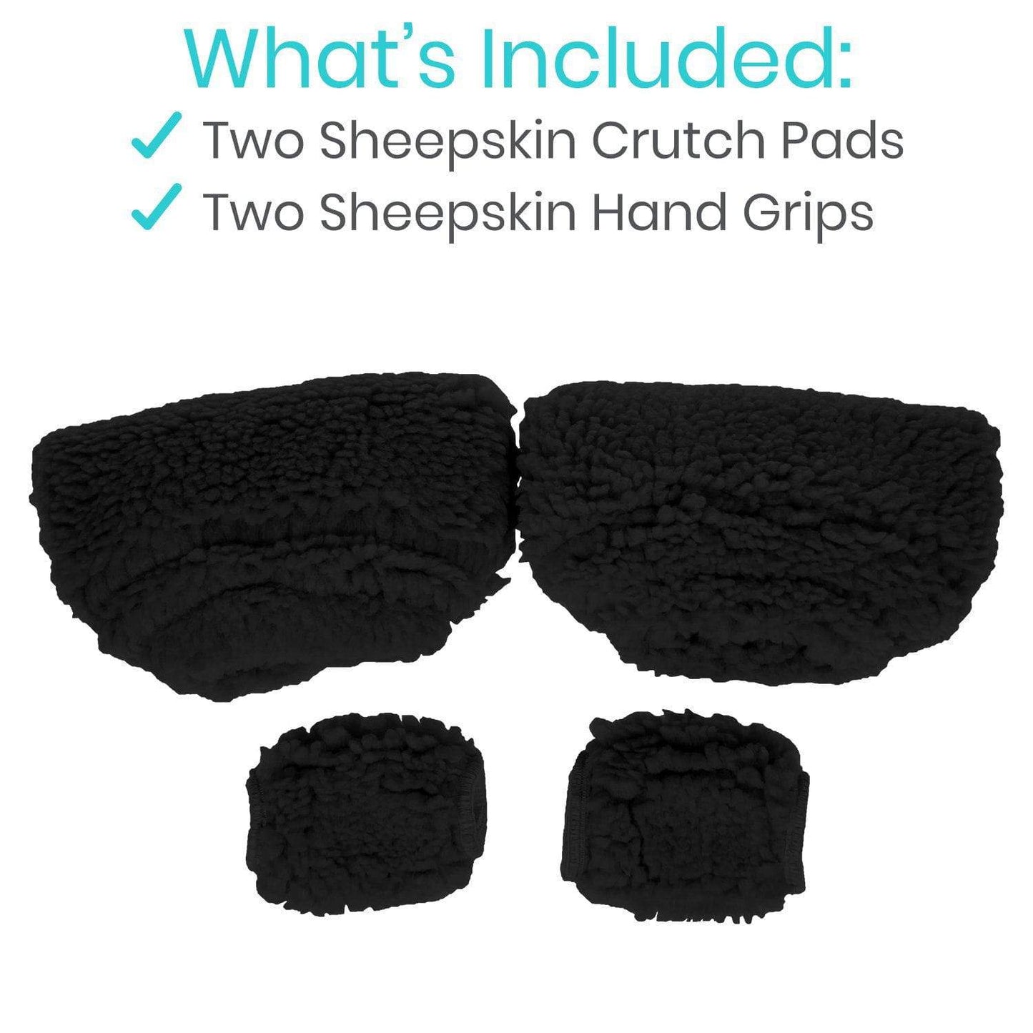 Sheepskin Crutch Pads - SupplyingSeniors.com