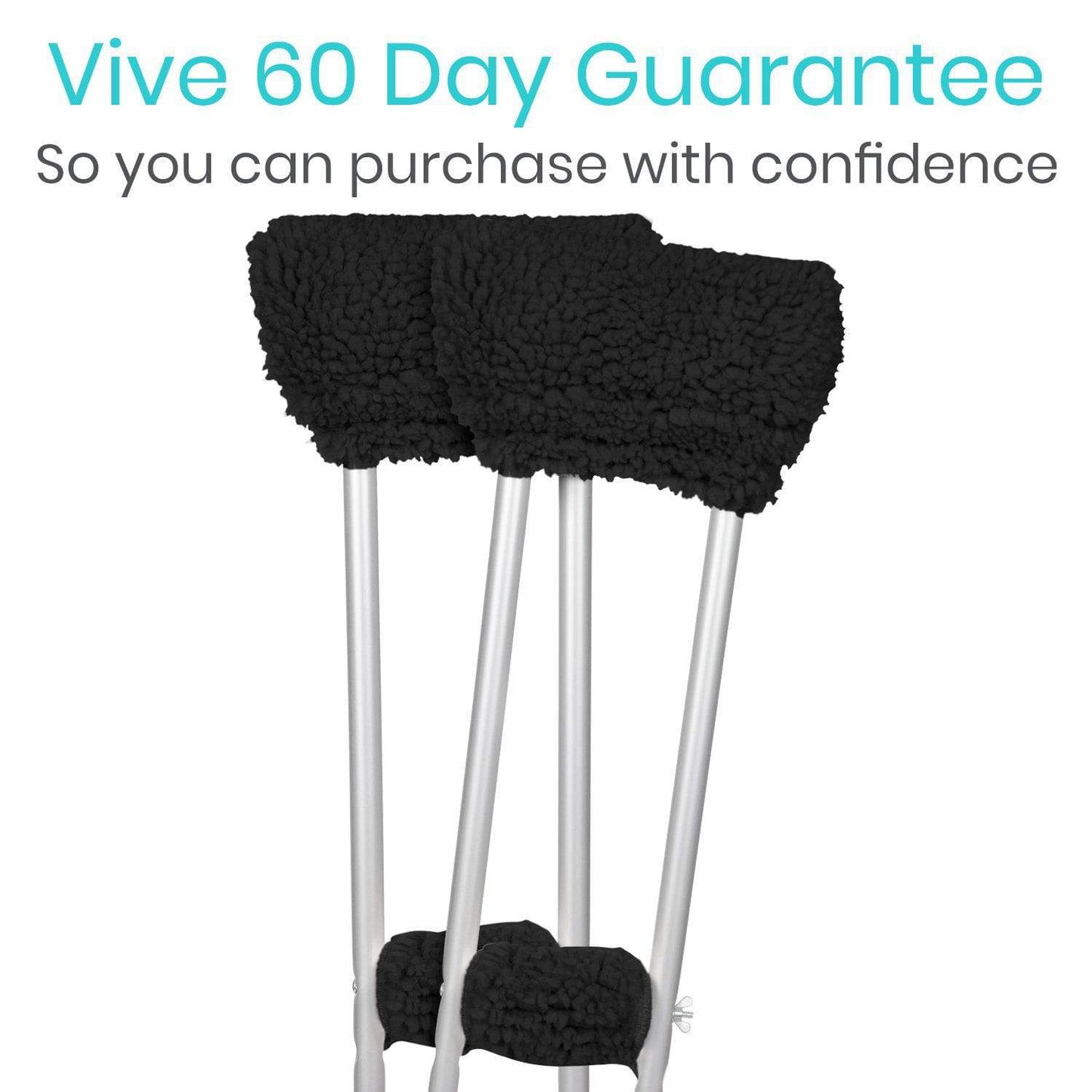 Sheepskin Crutch Pads - SupplyingSeniors.com
