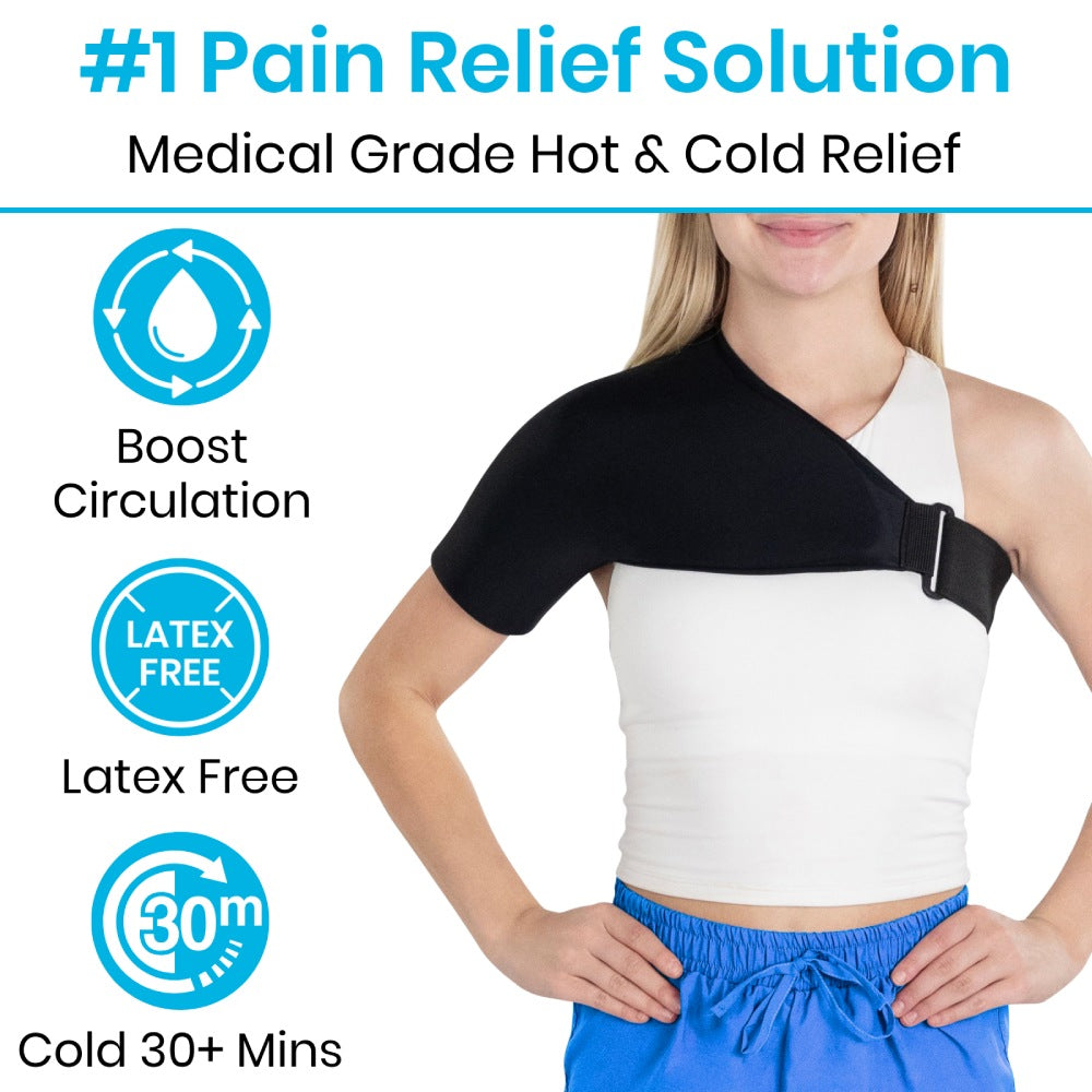 Hot and Cold Shoulder Wrap Sleeve